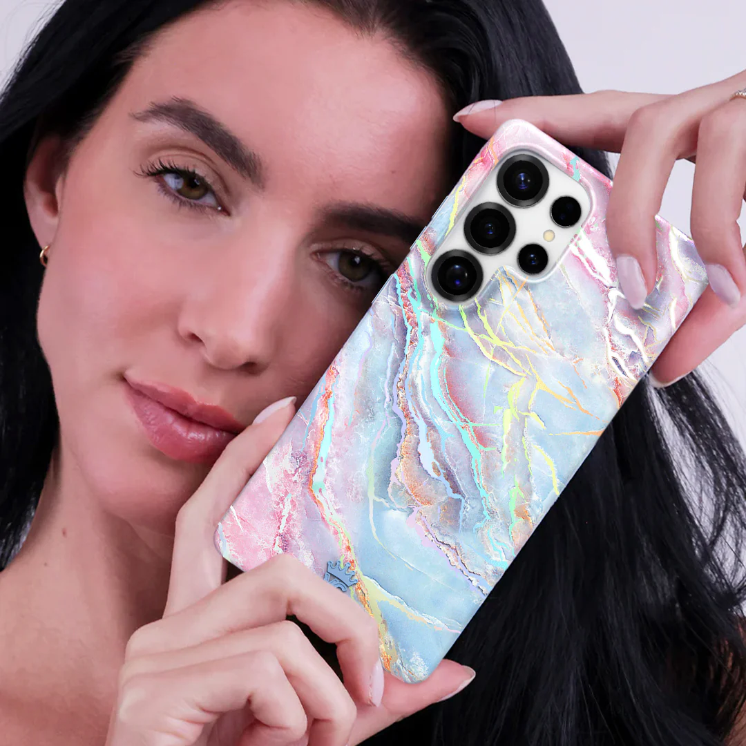 Holo Moonstone Marble Samsung Galaxy Case - Image 130