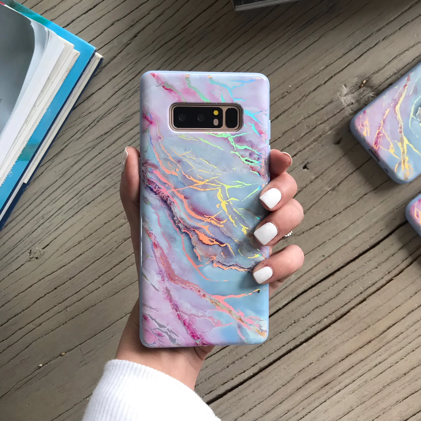 Holo Moonstone Marble Samsung Galaxy Case - Image 14