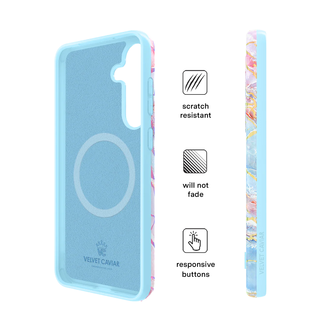 Holo Moonstone Marble Samsung Galaxy Case - Image 140