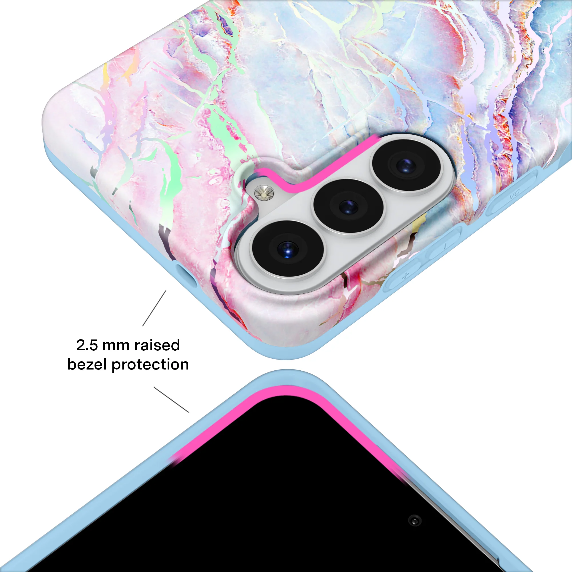 Holo Moonstone Marble Samsung Galaxy Case - Image 143