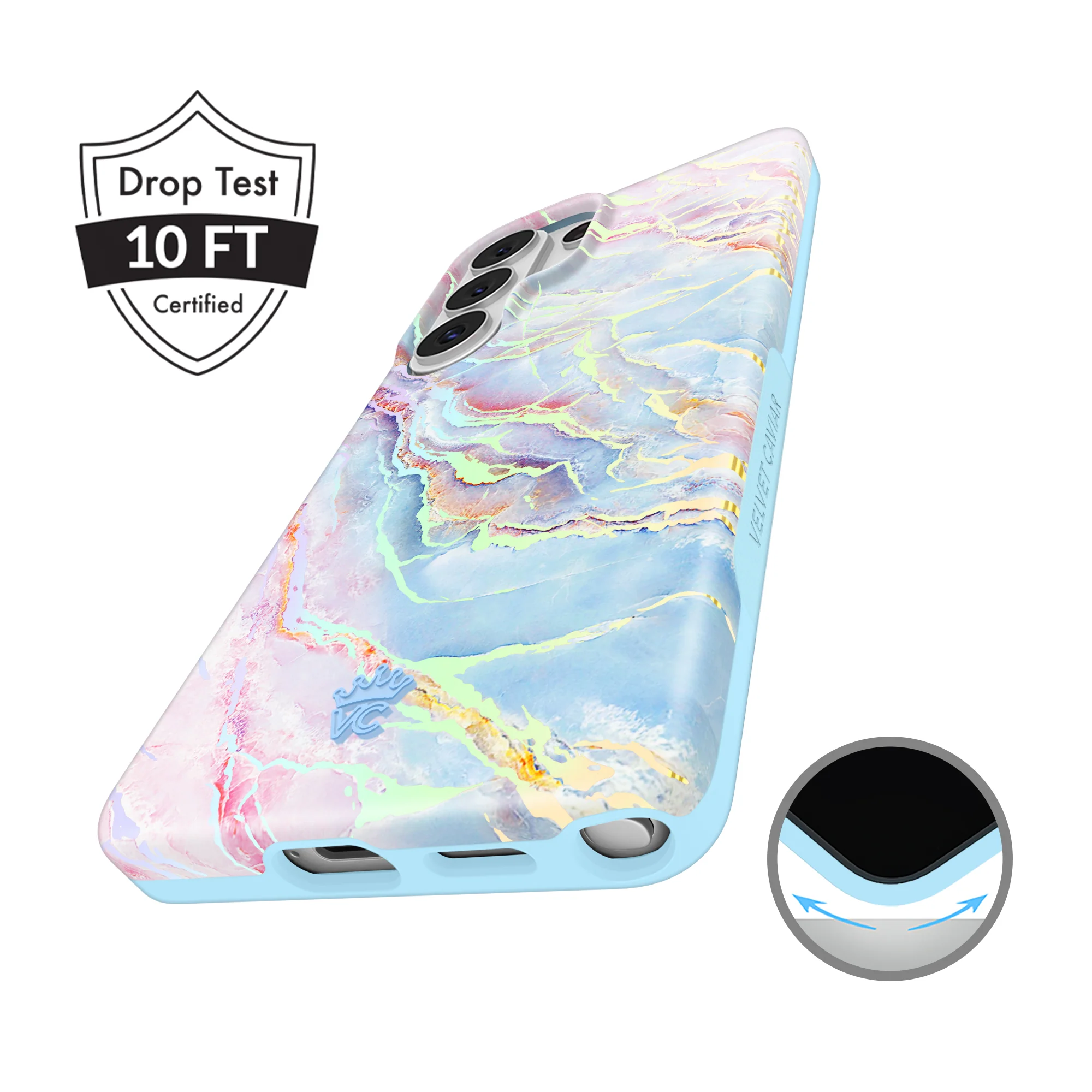 Holo Moonstone Marble Samsung Galaxy Case - Image 147