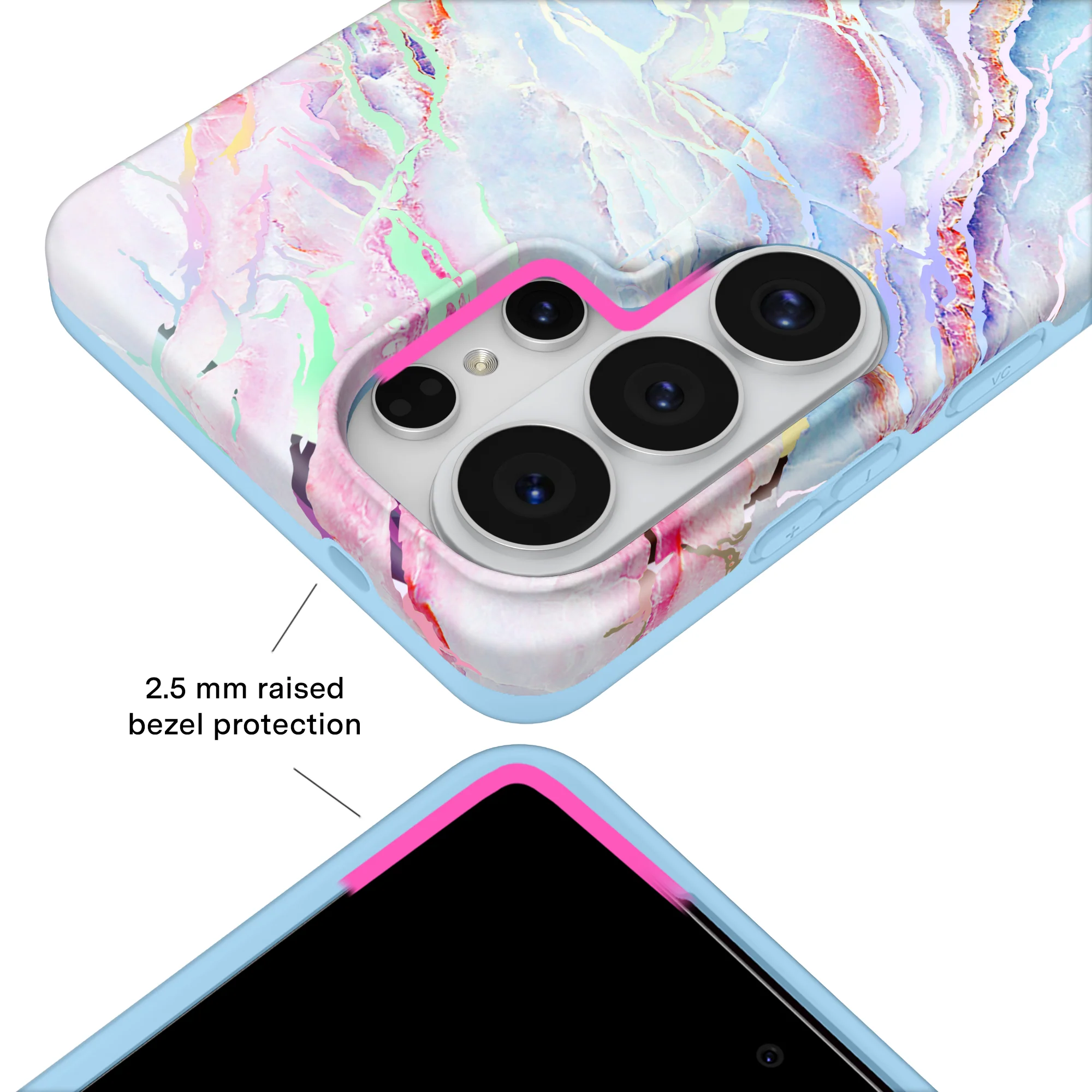 Holo Moonstone Marble Samsung Galaxy Case - Image 148