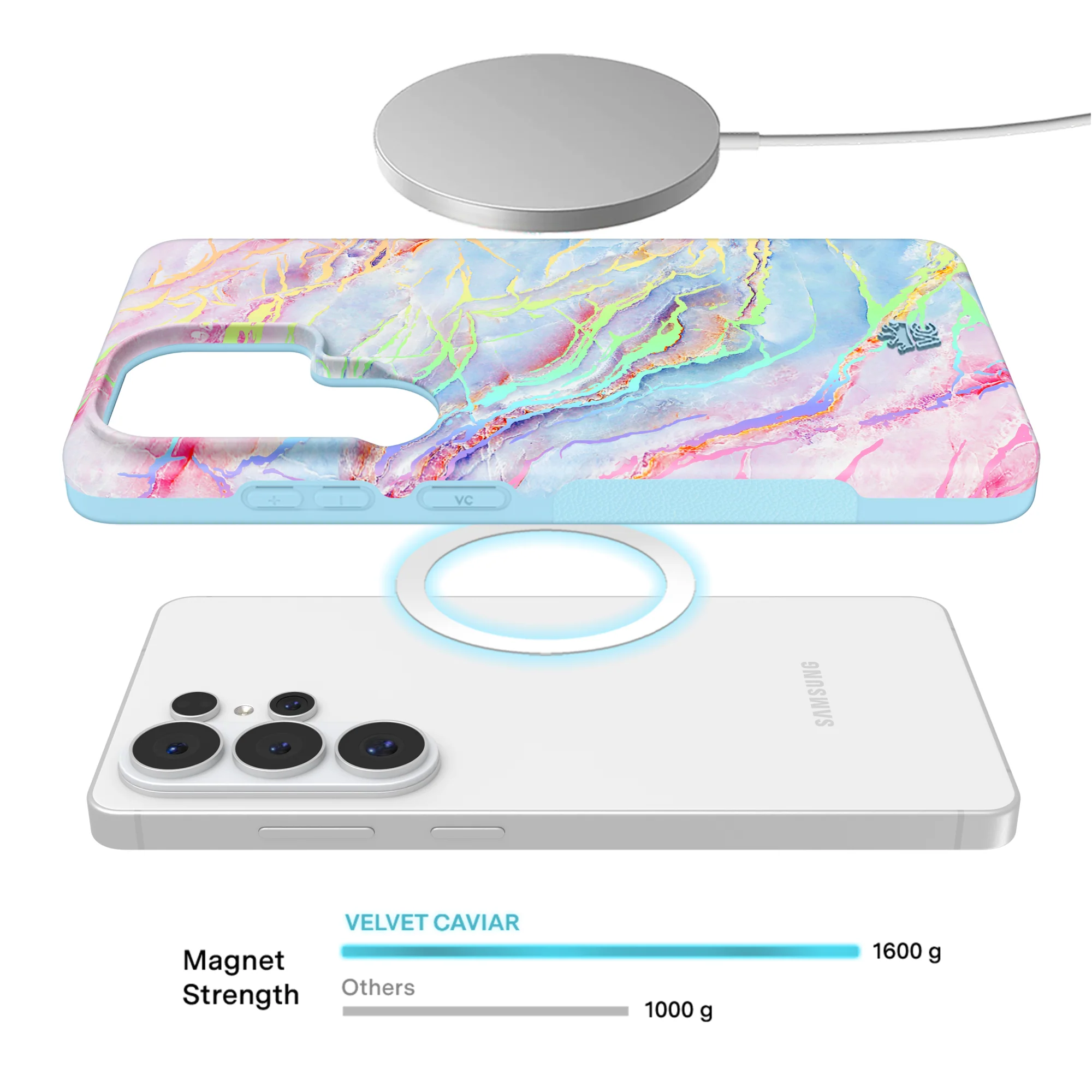 Holo Moonstone Marble Samsung Galaxy Case - Image 149