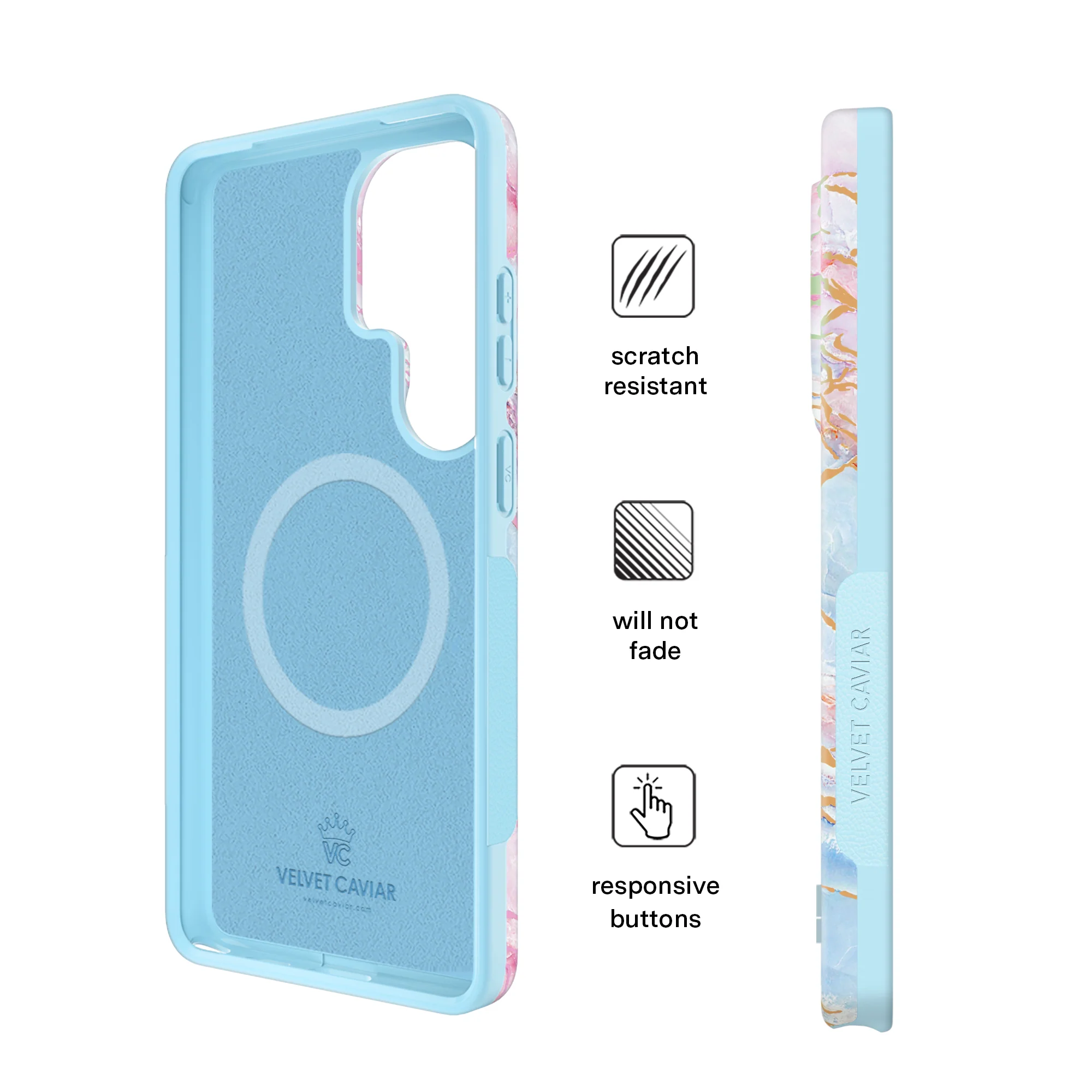 Holo Moonstone Marble Samsung Galaxy Case - Image 150