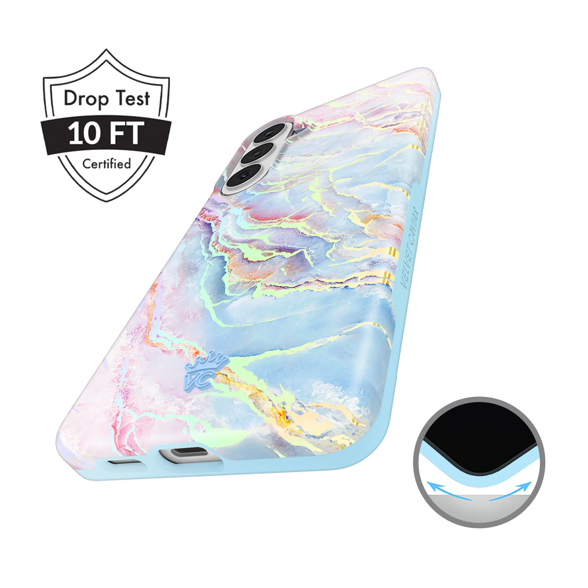 Holo Moonstone Marble Samsung Galaxy Case - Image 152