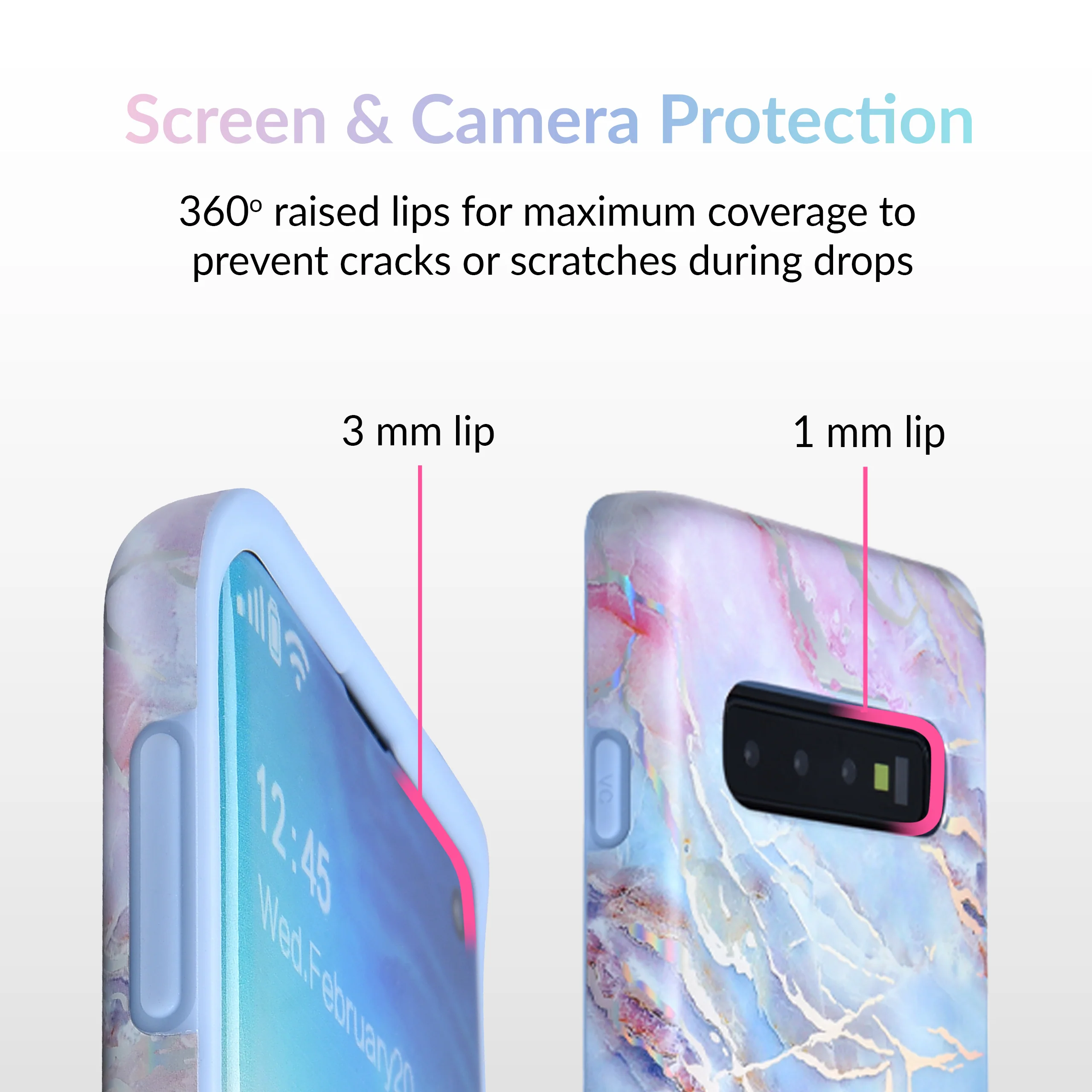Holo Moonstone Marble Samsung Galaxy Case - Image 36
