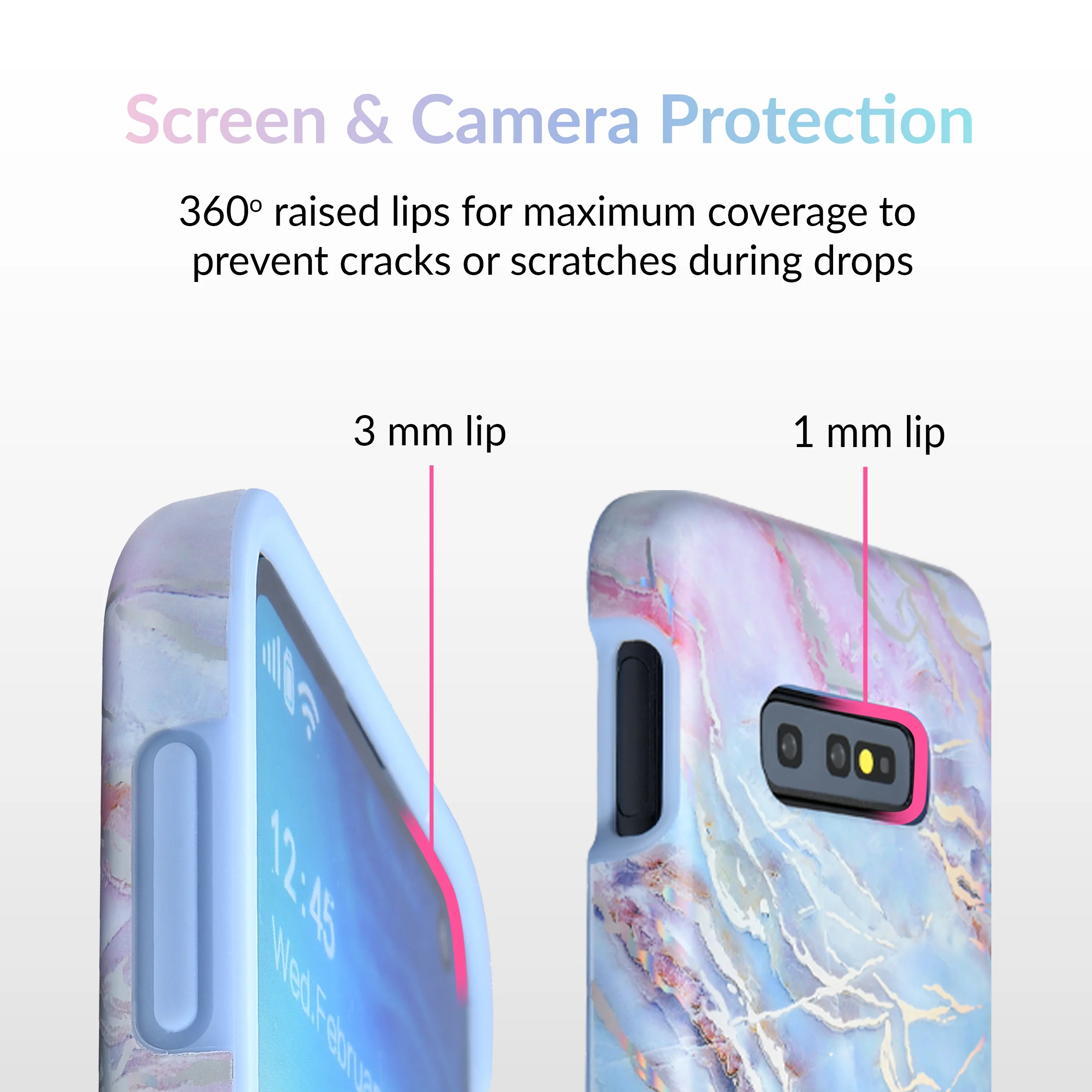 Holo Moonstone Marble Samsung Galaxy Case - Image 47