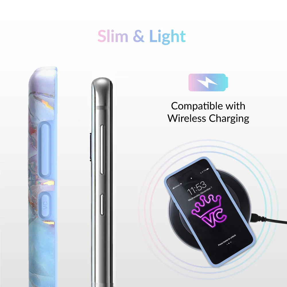 Holo Moonstone Marble Samsung Galaxy Case - Image 49