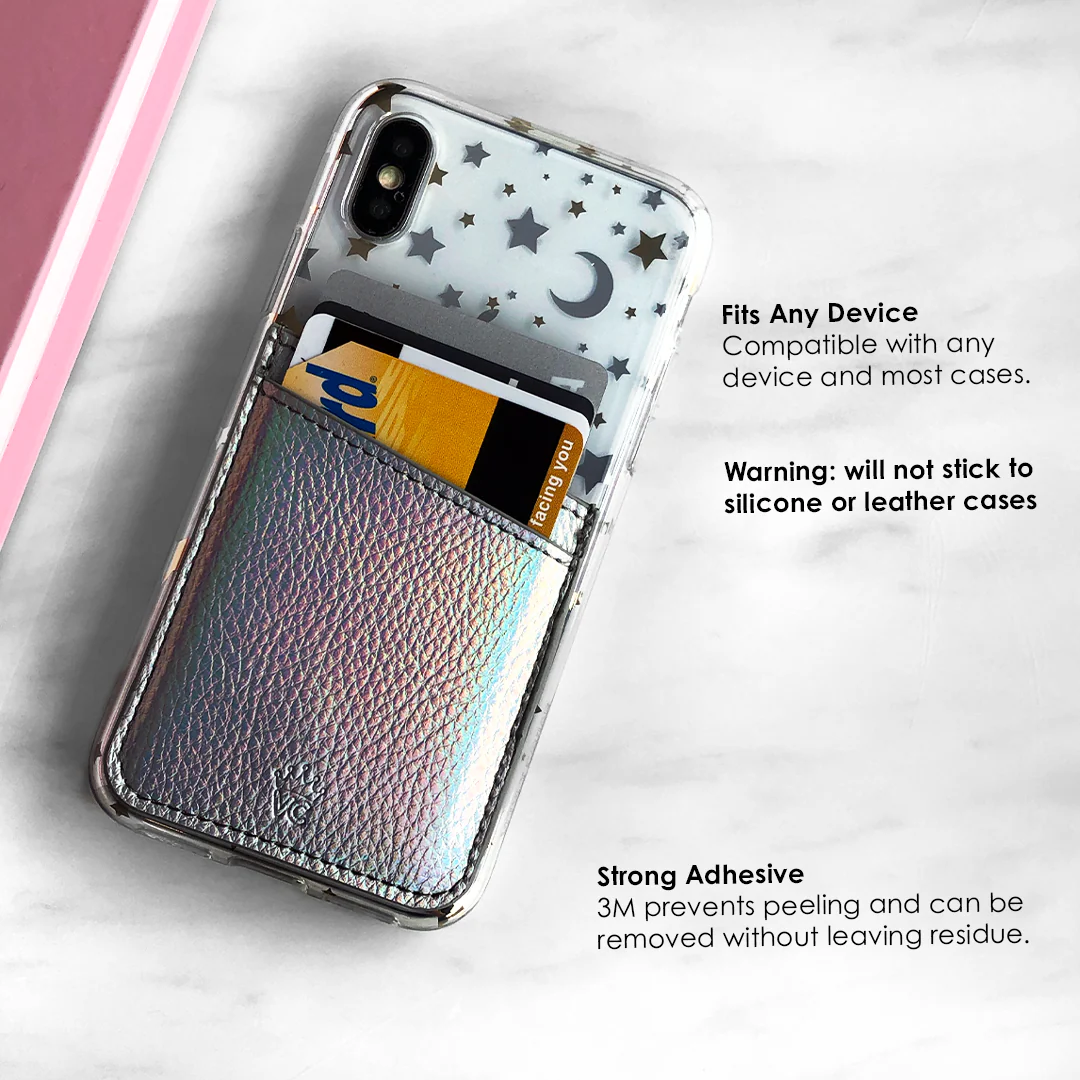 Silver Holo Phone Wallet - Image 3
