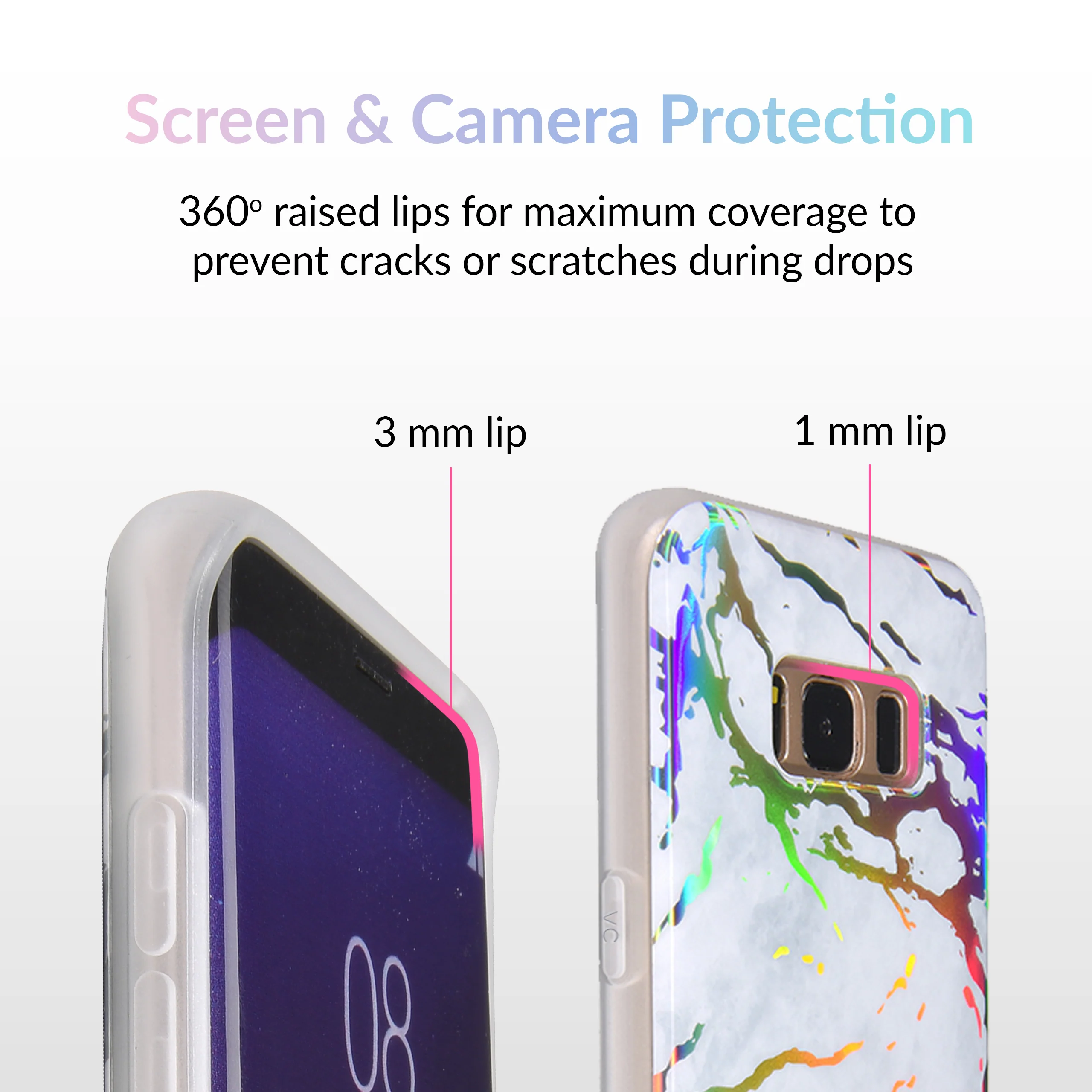 Holo White Marble Samsung Galaxy Case - Image 10