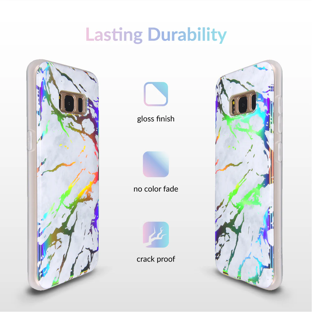 Holo White Marble Samsung Galaxy Case - Image 11