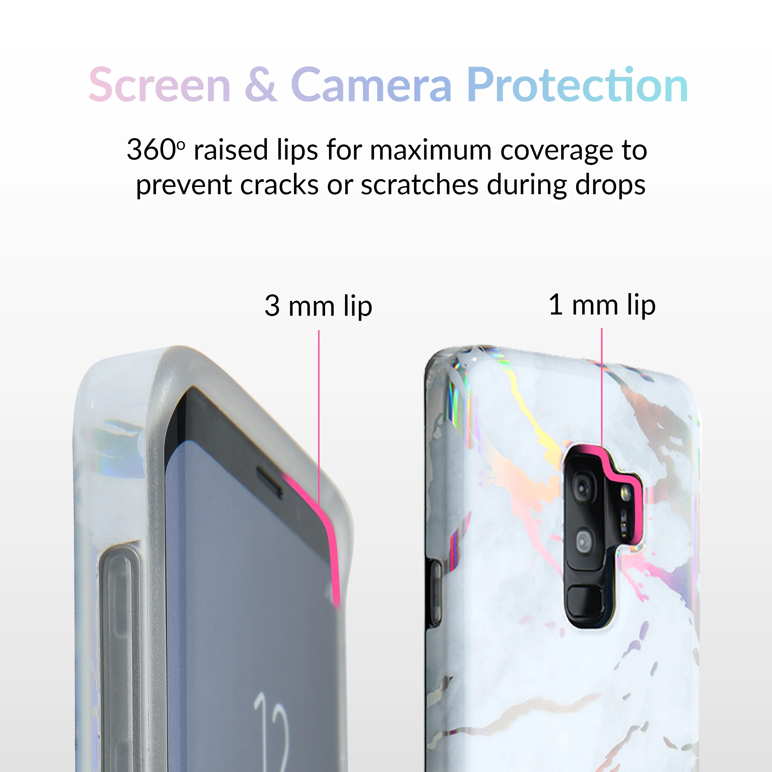 Holo White Marble Samsung Galaxy Case - Image 23