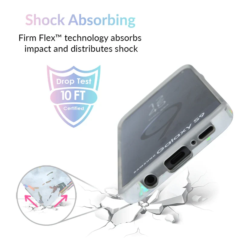 Holo White Marble Samsung Galaxy Case - Image 24