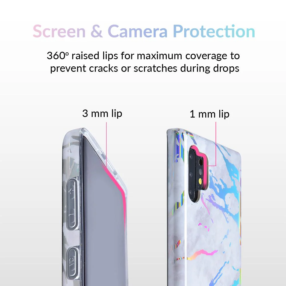Holo White Marble Samsung Galaxy Case - Image 47