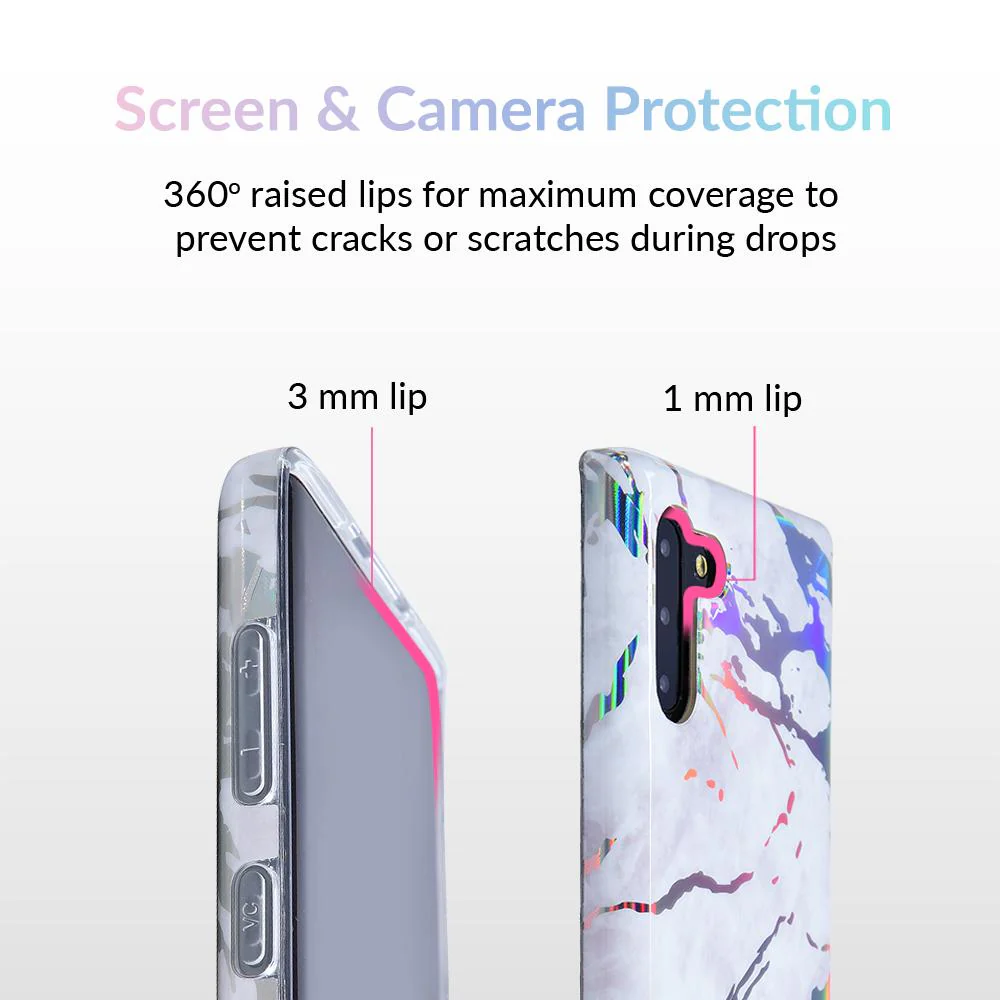 Holo White Marble Samsung Galaxy Case - Image 52