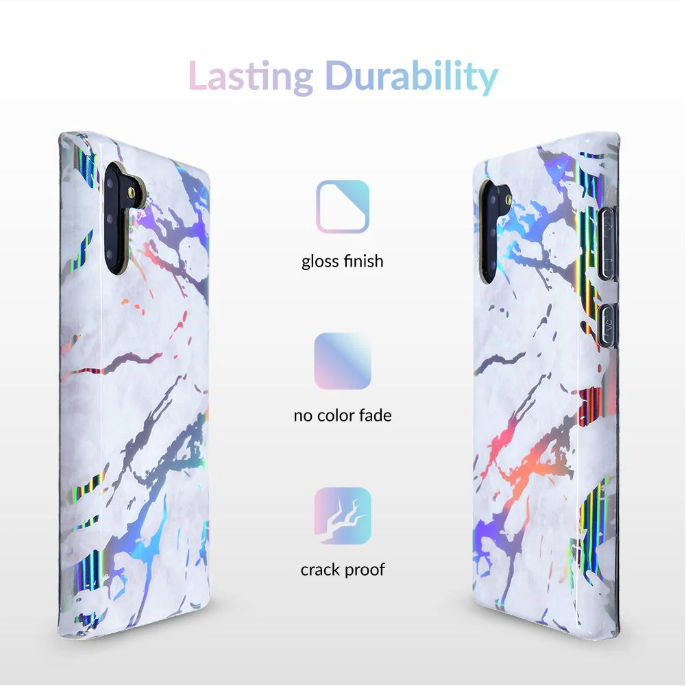 Holo White Marble Samsung Galaxy Case - Image 53