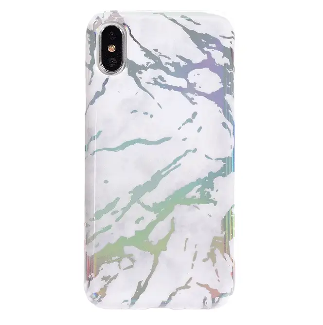 Holo White Marble iPhone Case - Image 36
