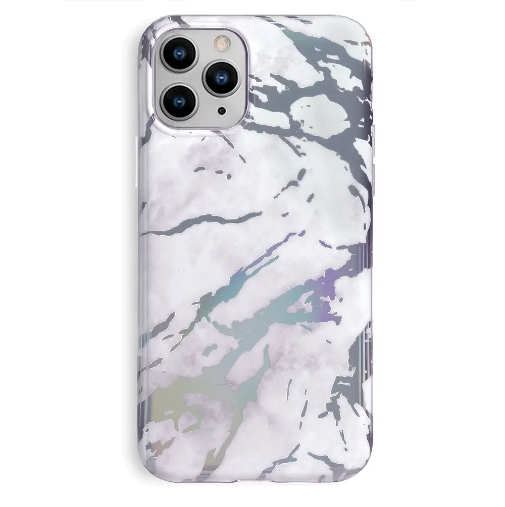 Holo White Marble iPhone Case - Image 59