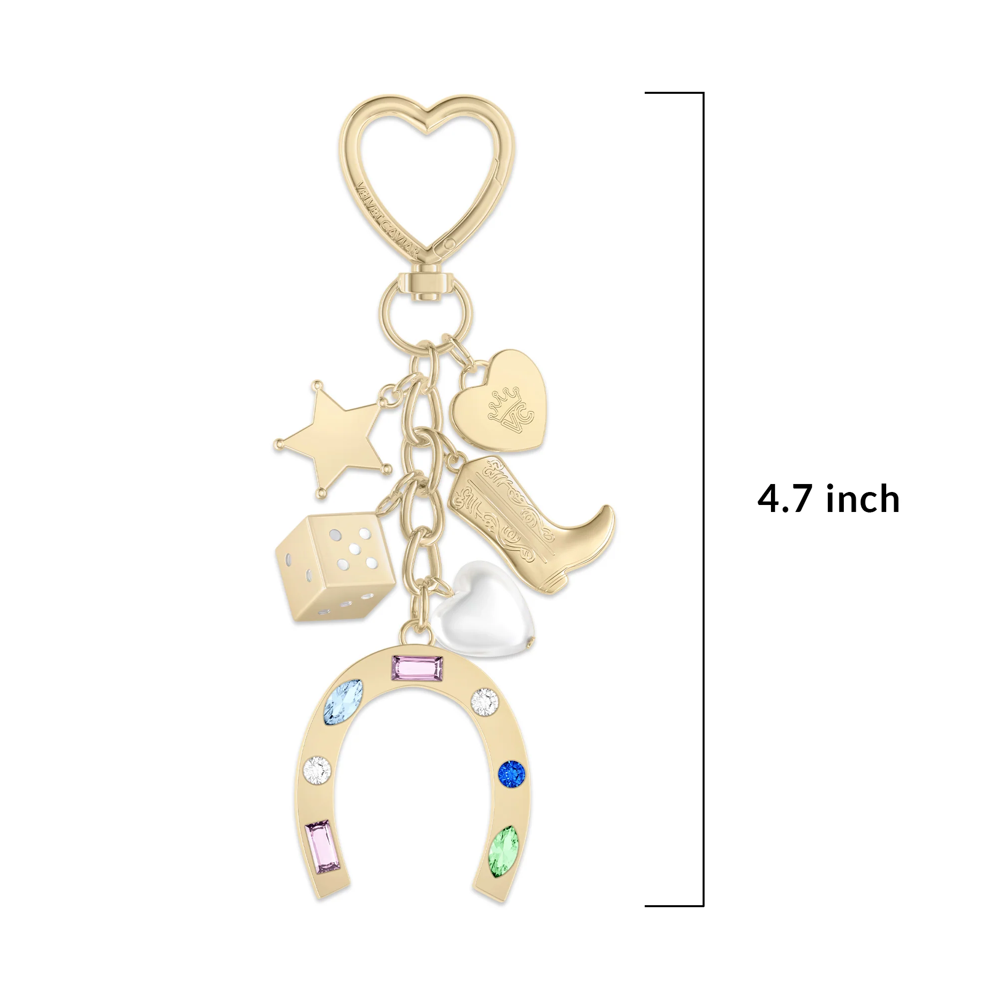 Horseshoe Bag Charm - Image 4