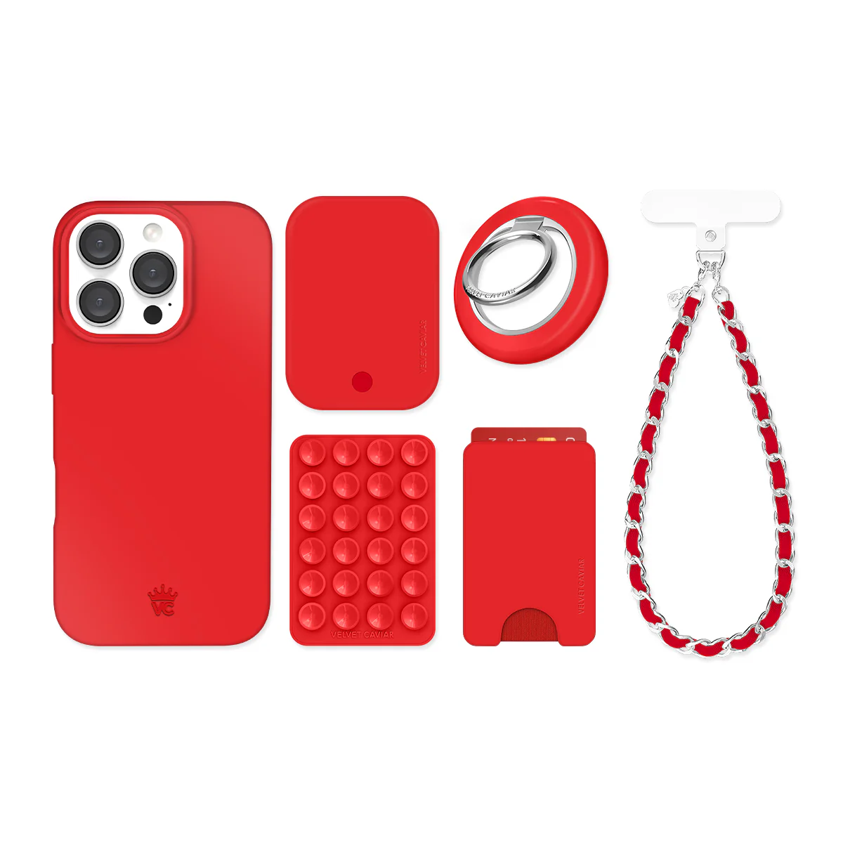 Hot Girl Red iPhone Bundle Set - Image 11