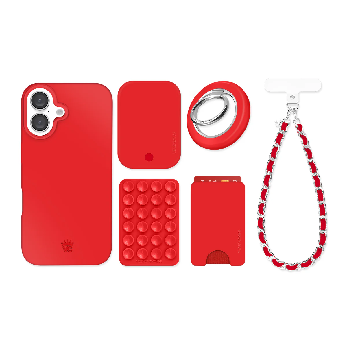 Hot Girl Red iPhone Bundle Set - Image 12
