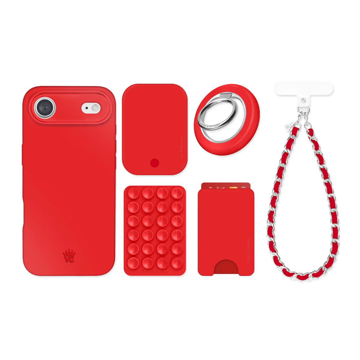 Hot Girl Red iPhone Bundle Set - Image 13