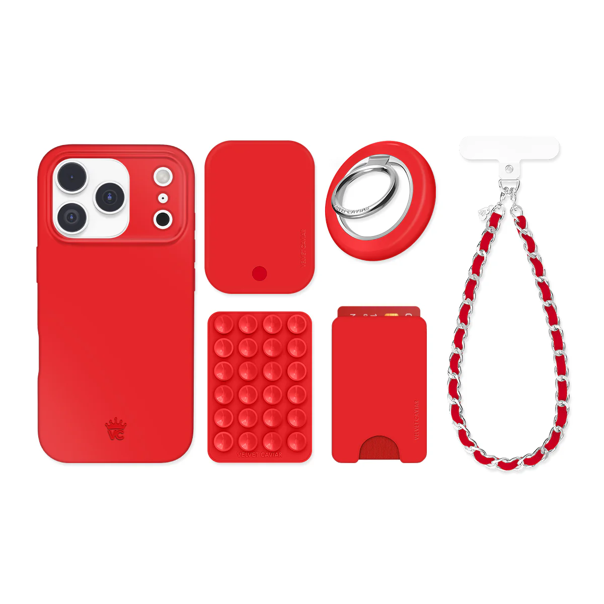Hot Girl Red iPhone Bundle Set - Image 14