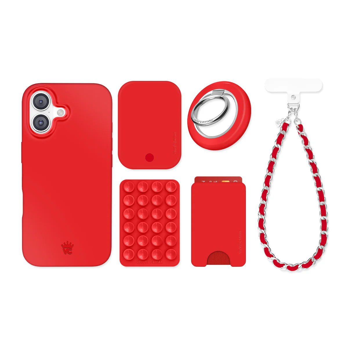 Hot Girl Red iPhone Bundle Set - Image 15