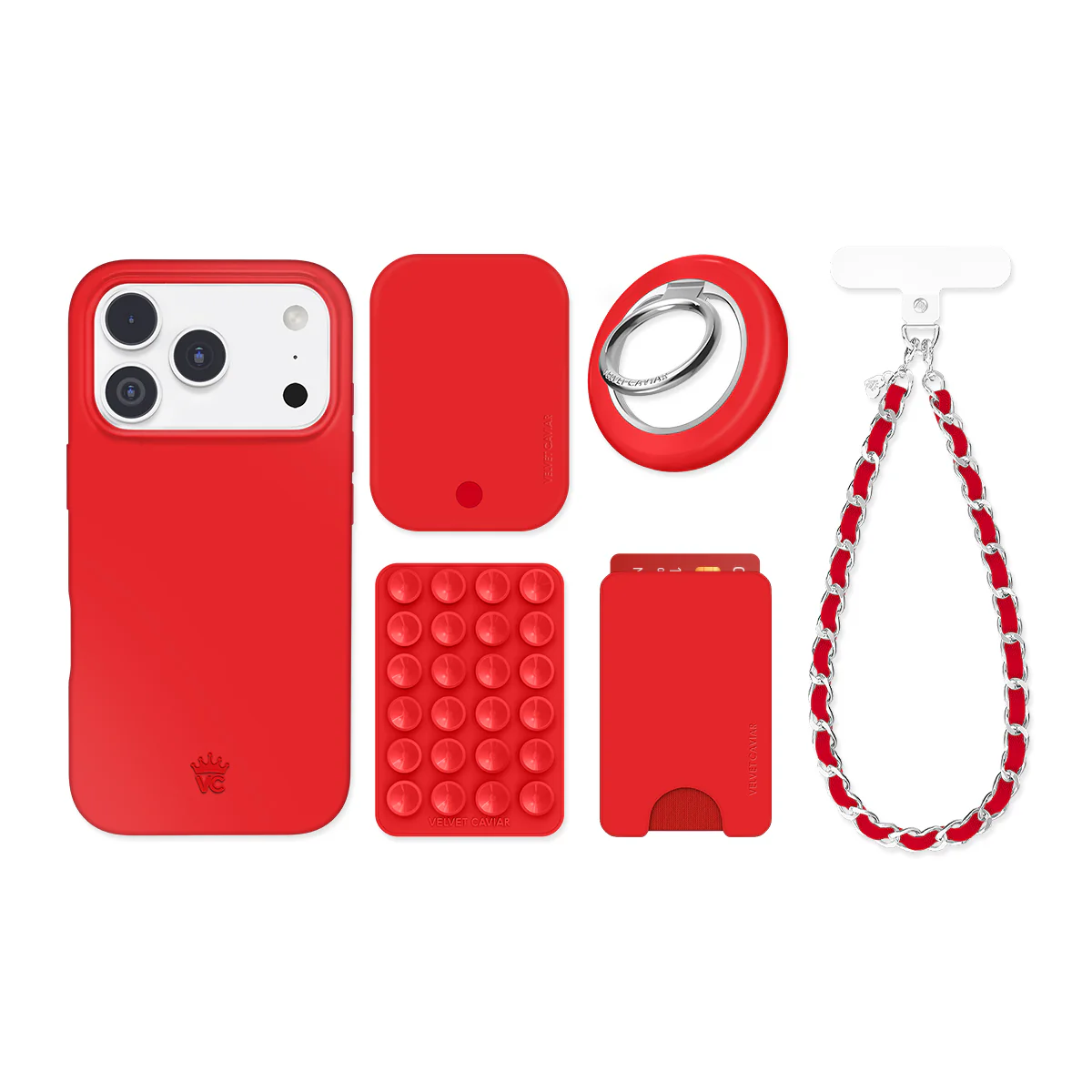 Hot Girl Red iPhone Bundle Set - Image 16