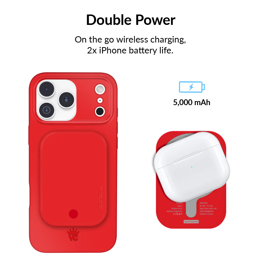 Hot Girl Red MagSafe Battery Power Pack - Image 3