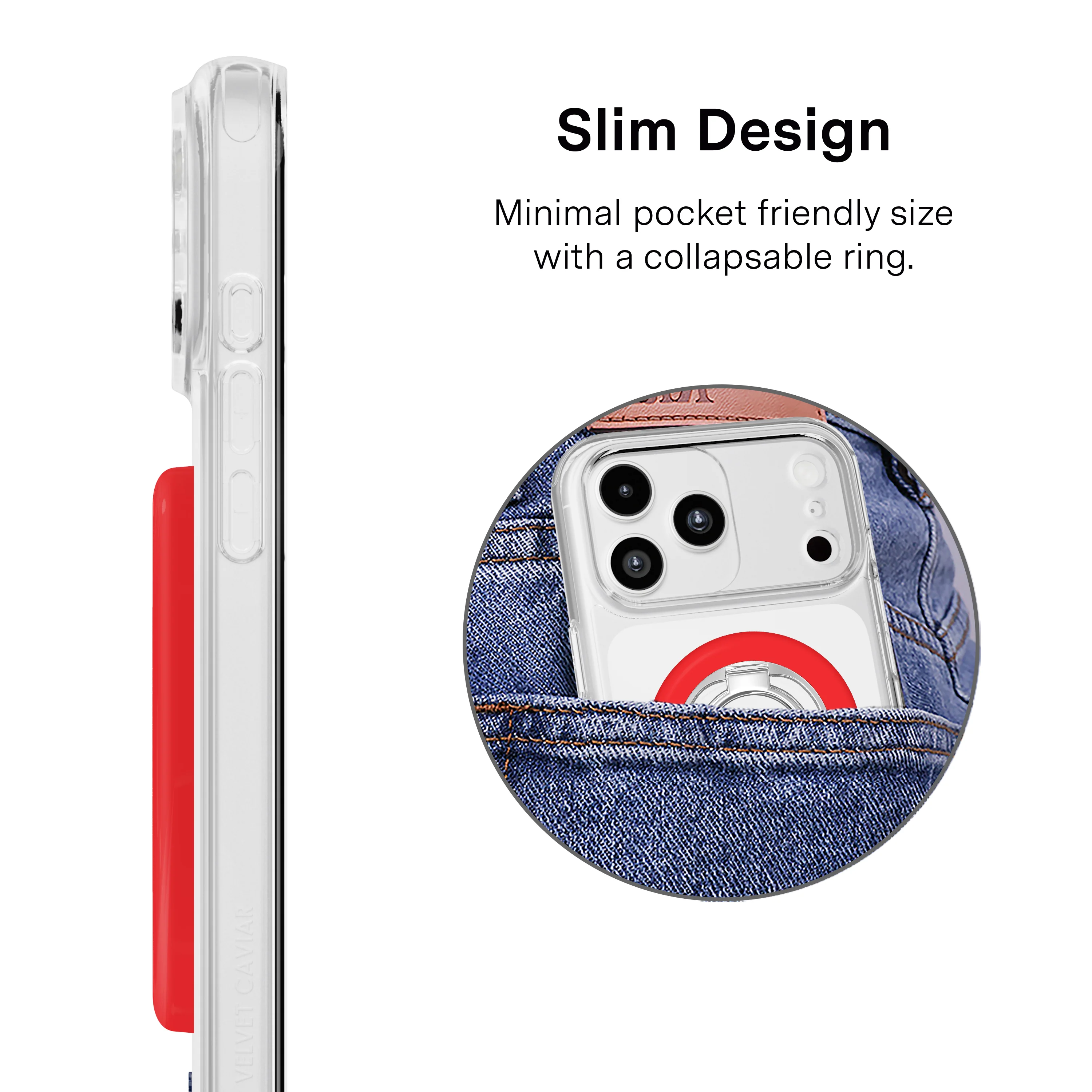 Hot Girl Red MagSafe Grip Ring - Image 4