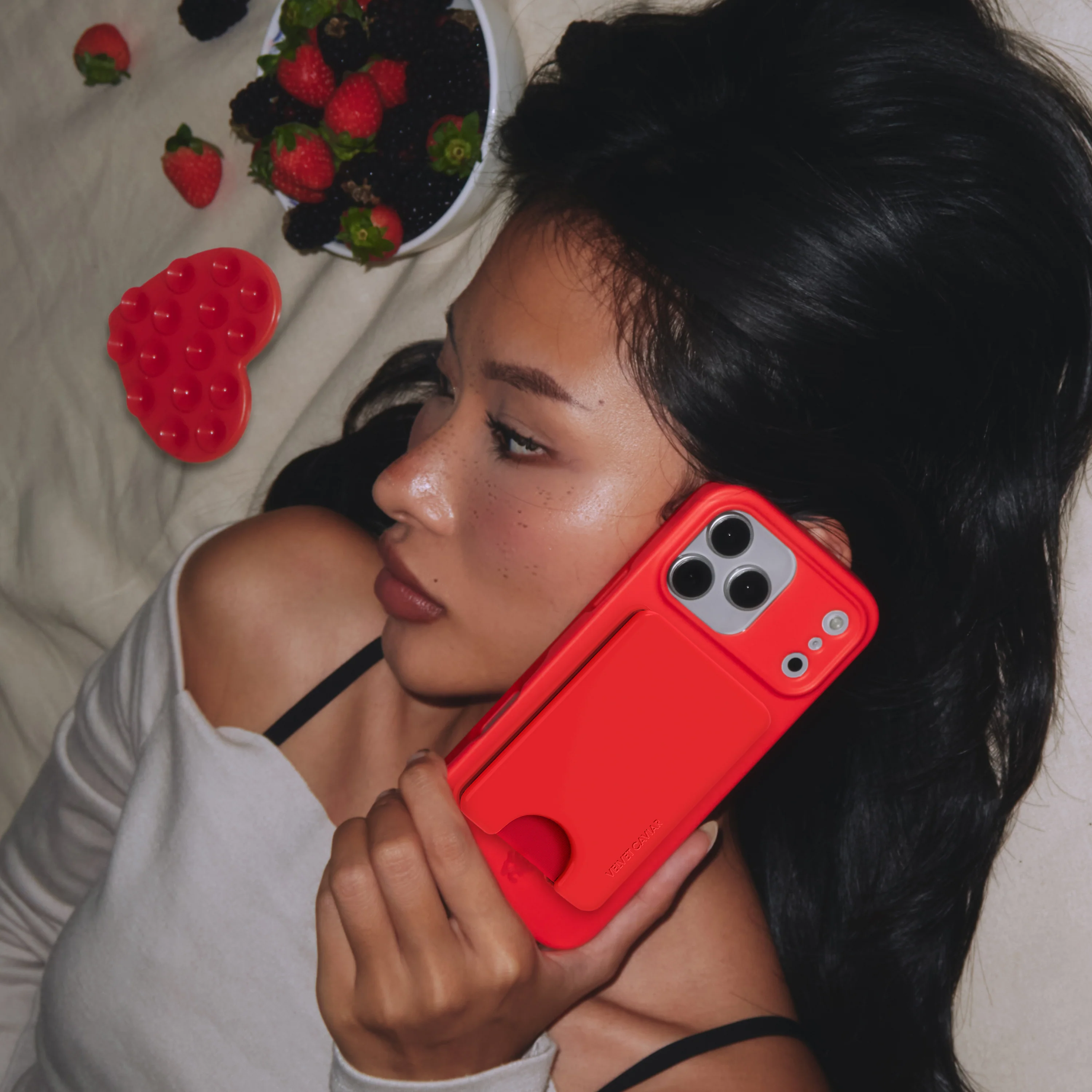 Hot Girl Red MagSafe Wallet - Image 2
