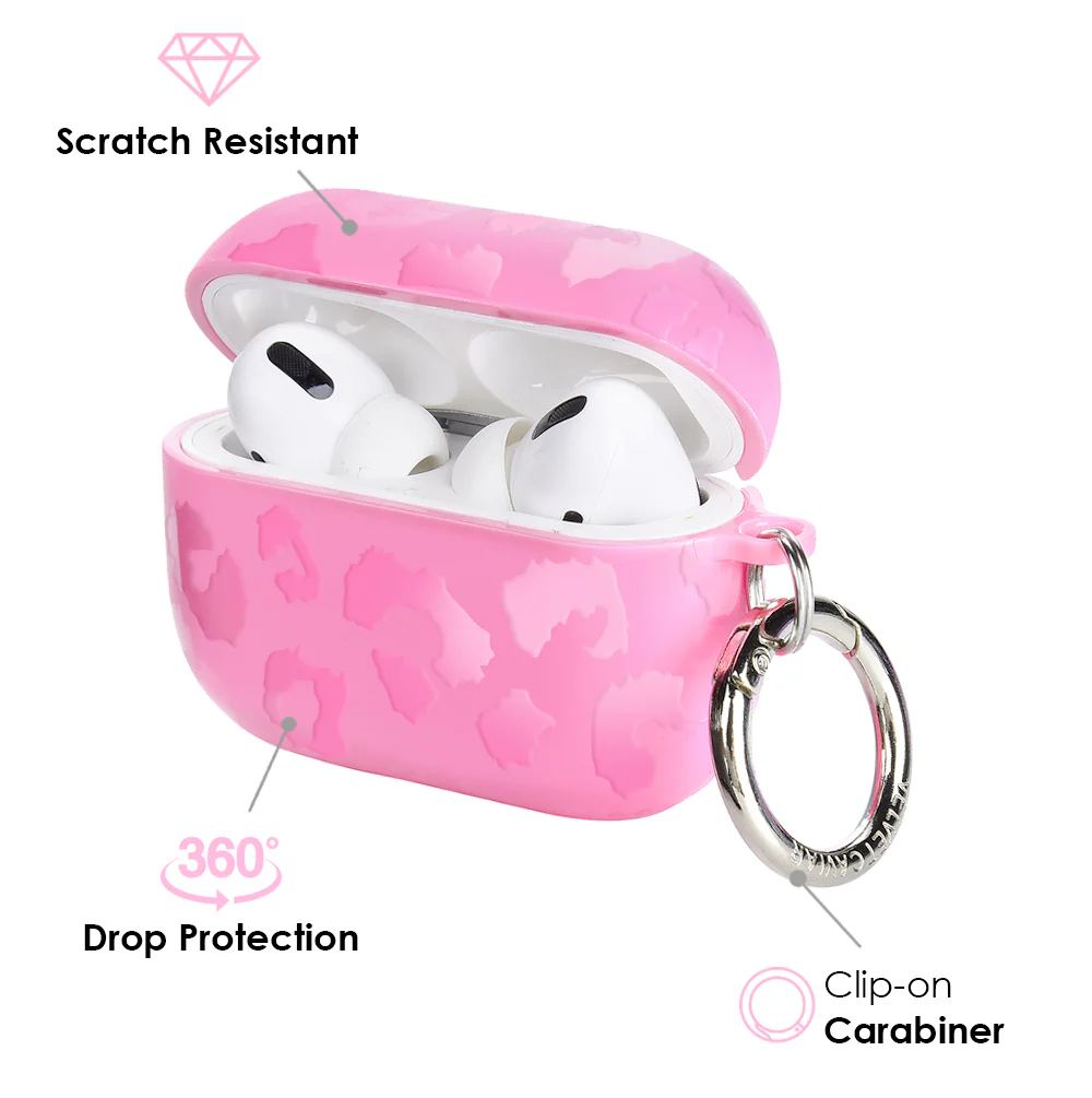 Hot Pink Leopard AirPod Case - Image 13