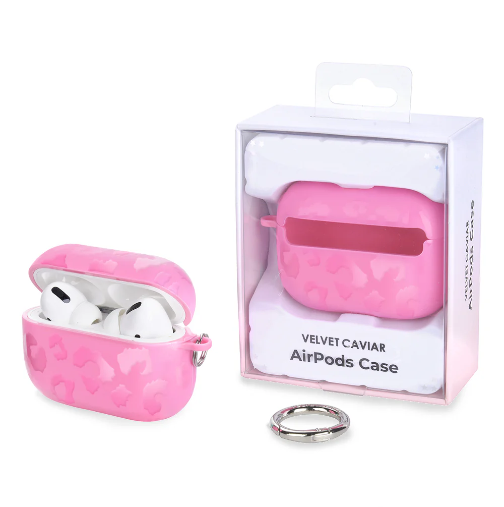 Hot Pink Leopard AirPod Case - Image 15