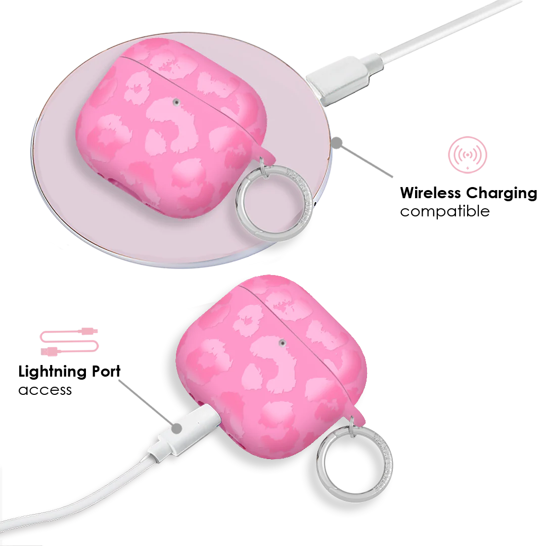 Hot Pink Leopard AirPod Case - Image 19
