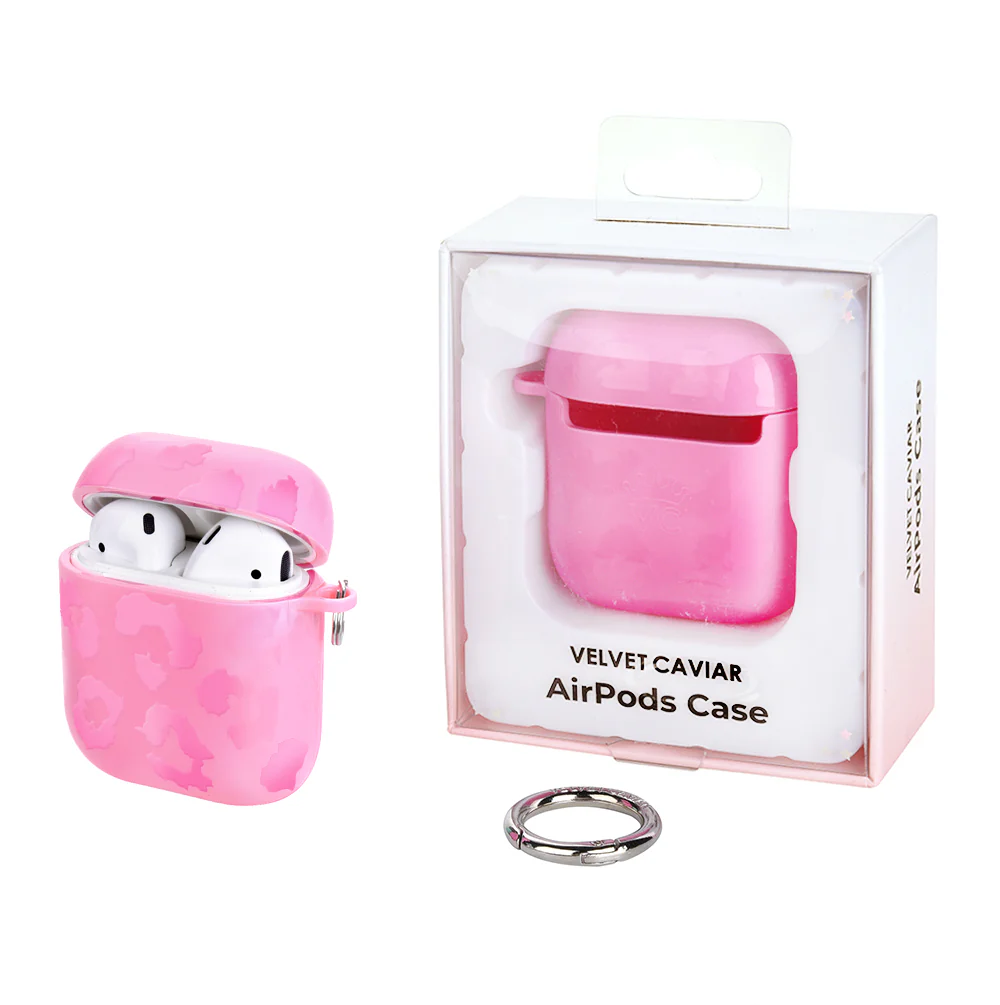 Hot Pink Leopard AirPod Case - Image 5