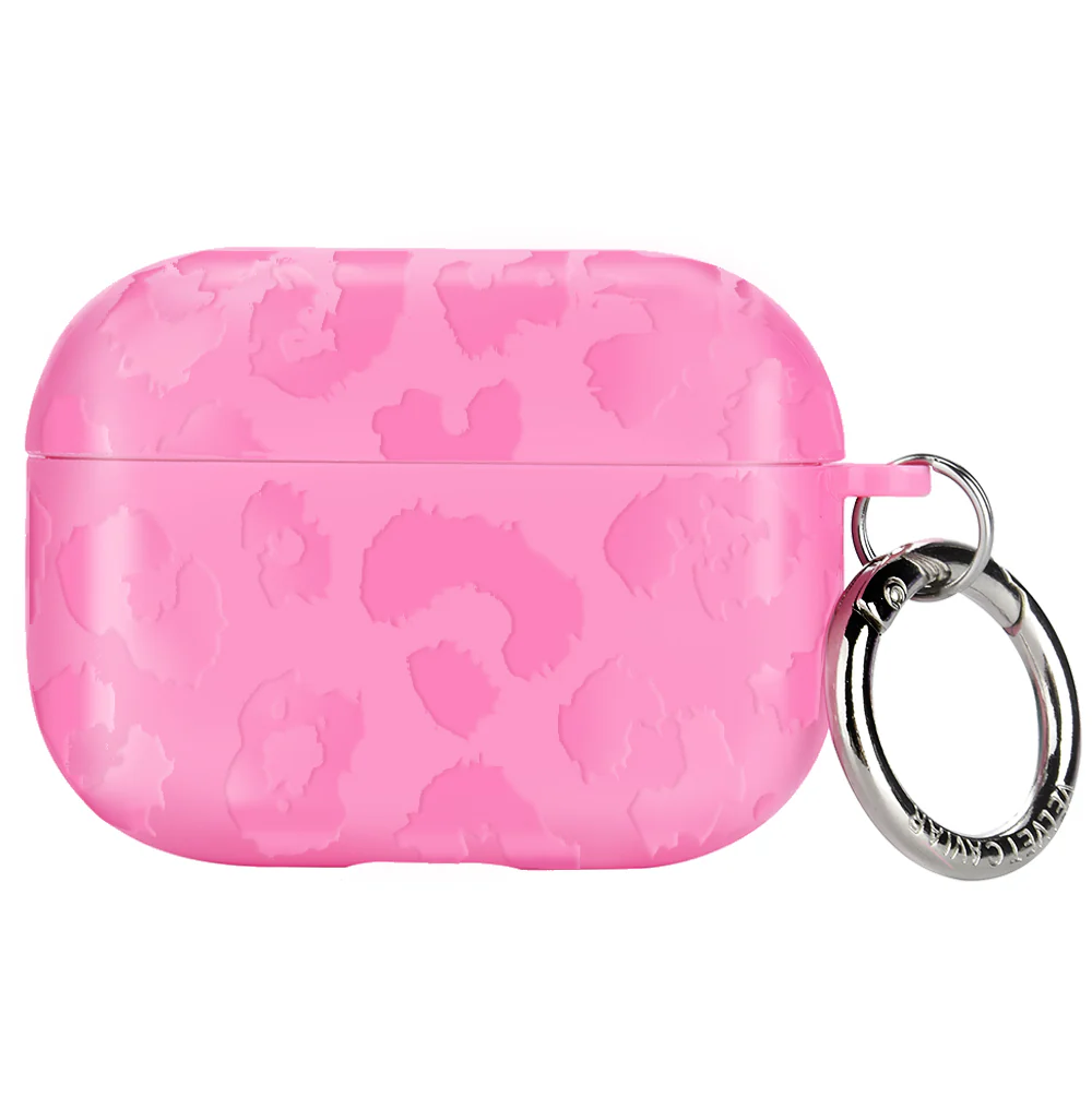 Hot Pink Leopard AirPod Case - Image 6