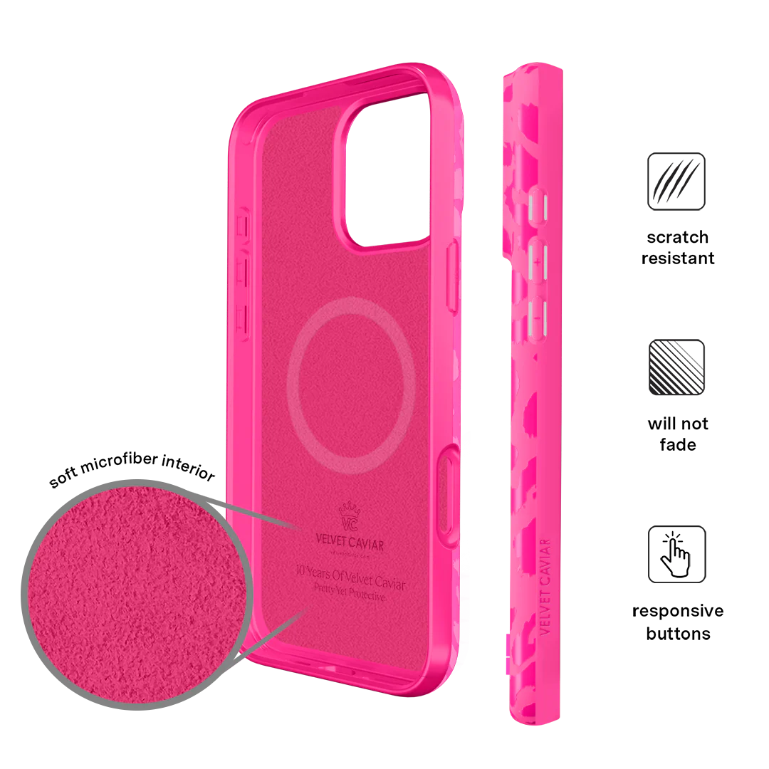 Even Hotter Pink Leopard iPhone Case - Image 10