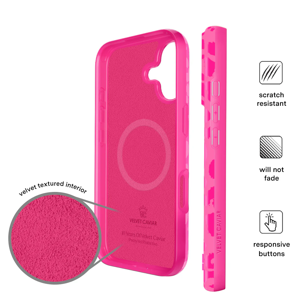 Even Hotter Pink Leopard iPhone Case - Image 120