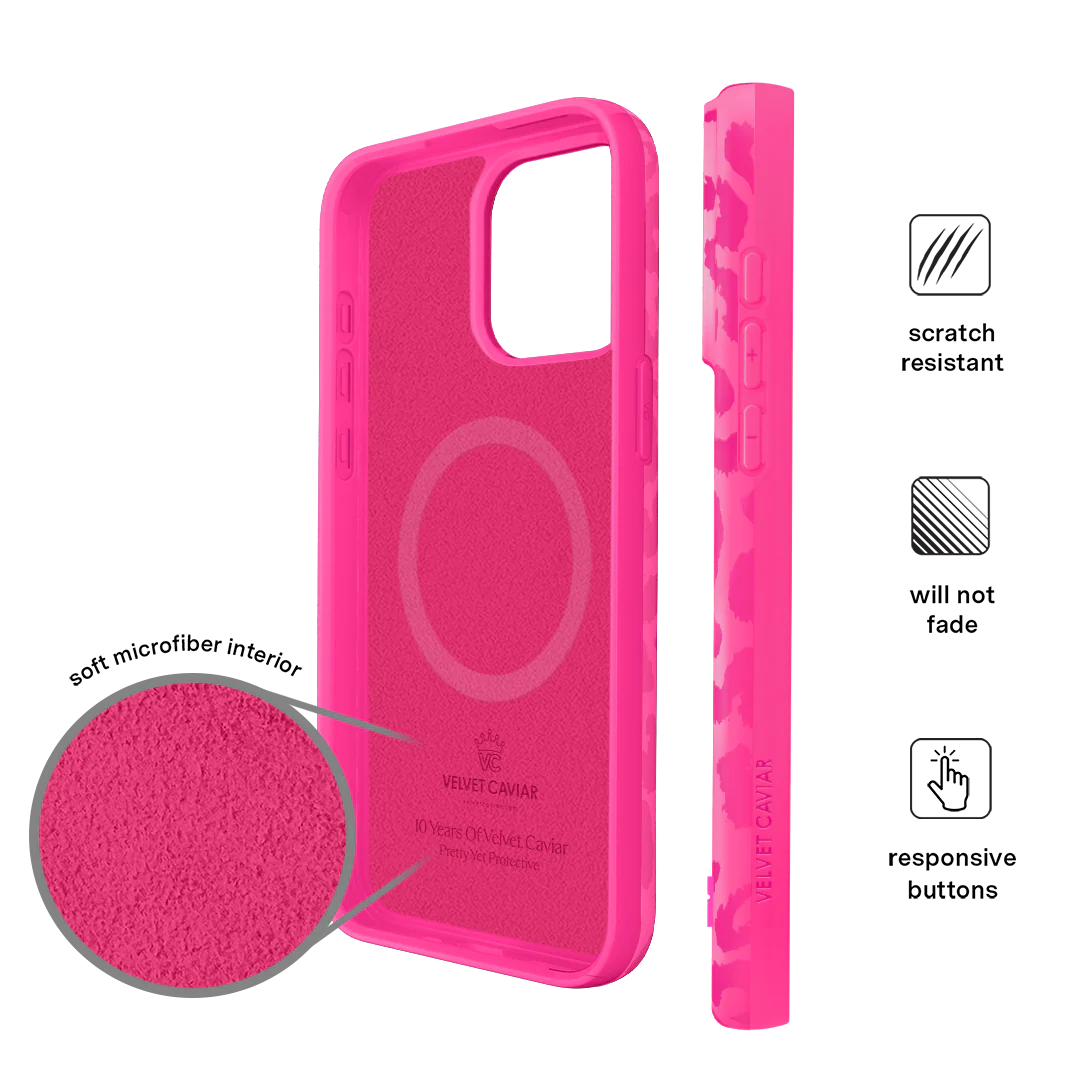 Even Hotter Pink Leopard iPhone Case - Image 25