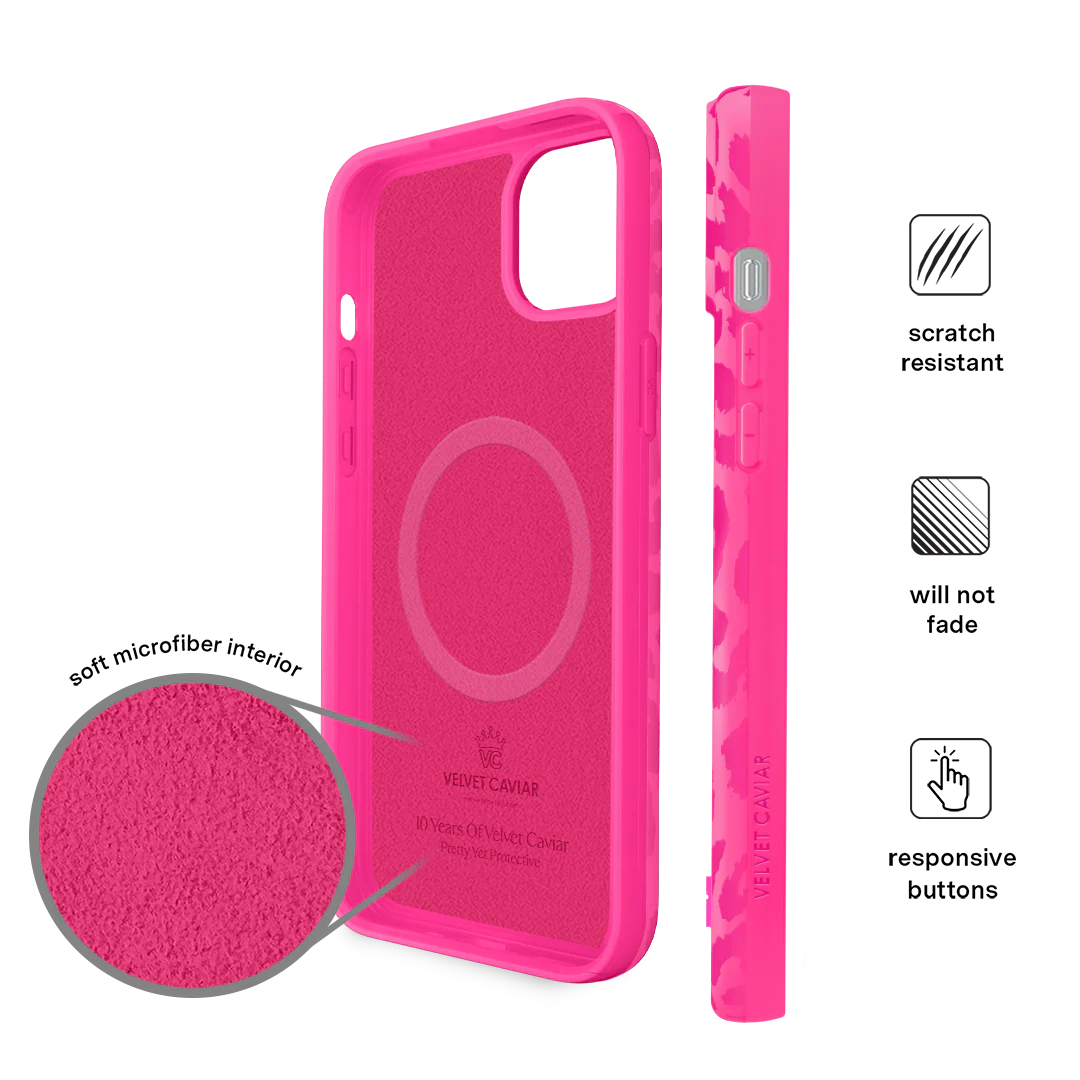 Even Hotter Pink Leopard iPhone Case - Image 40