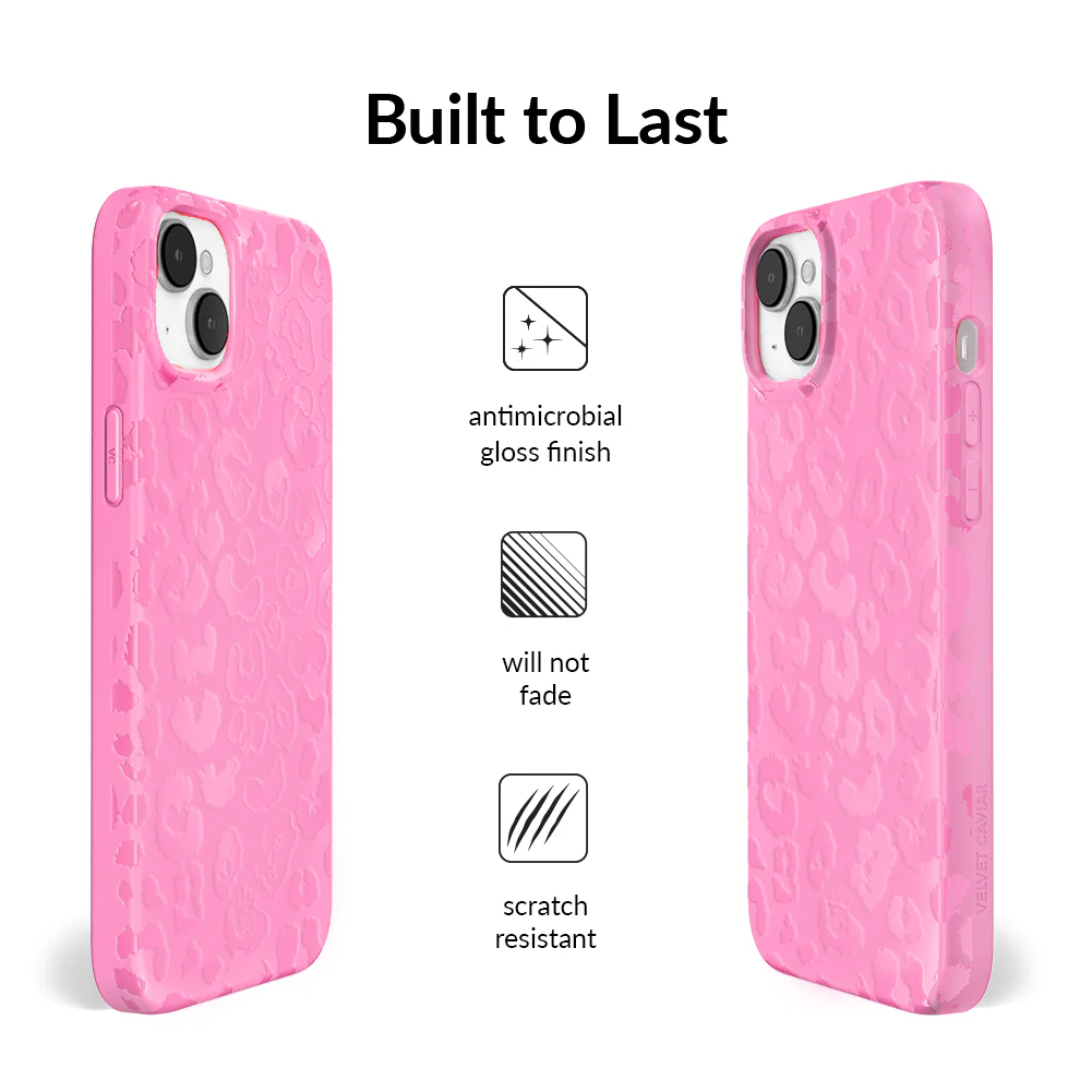 Hot Pink Leopard iPhone Case - Image 108