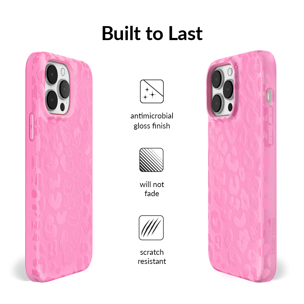 Hot Pink Leopard iPhone Case - Image 120