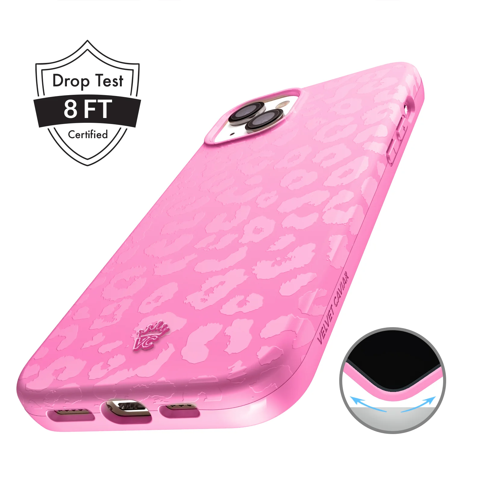 Hot Pink Leopard iPhone Case - Image 132