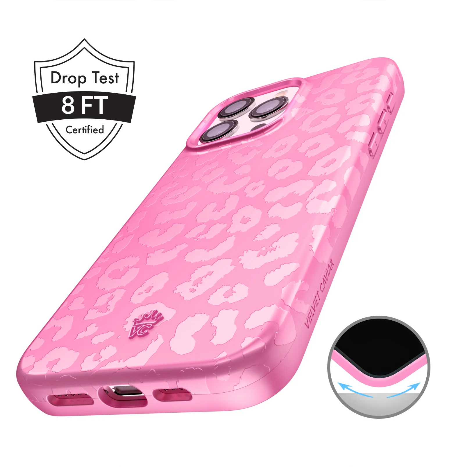 Hot Pink Leopard iPhone Case - Image 138