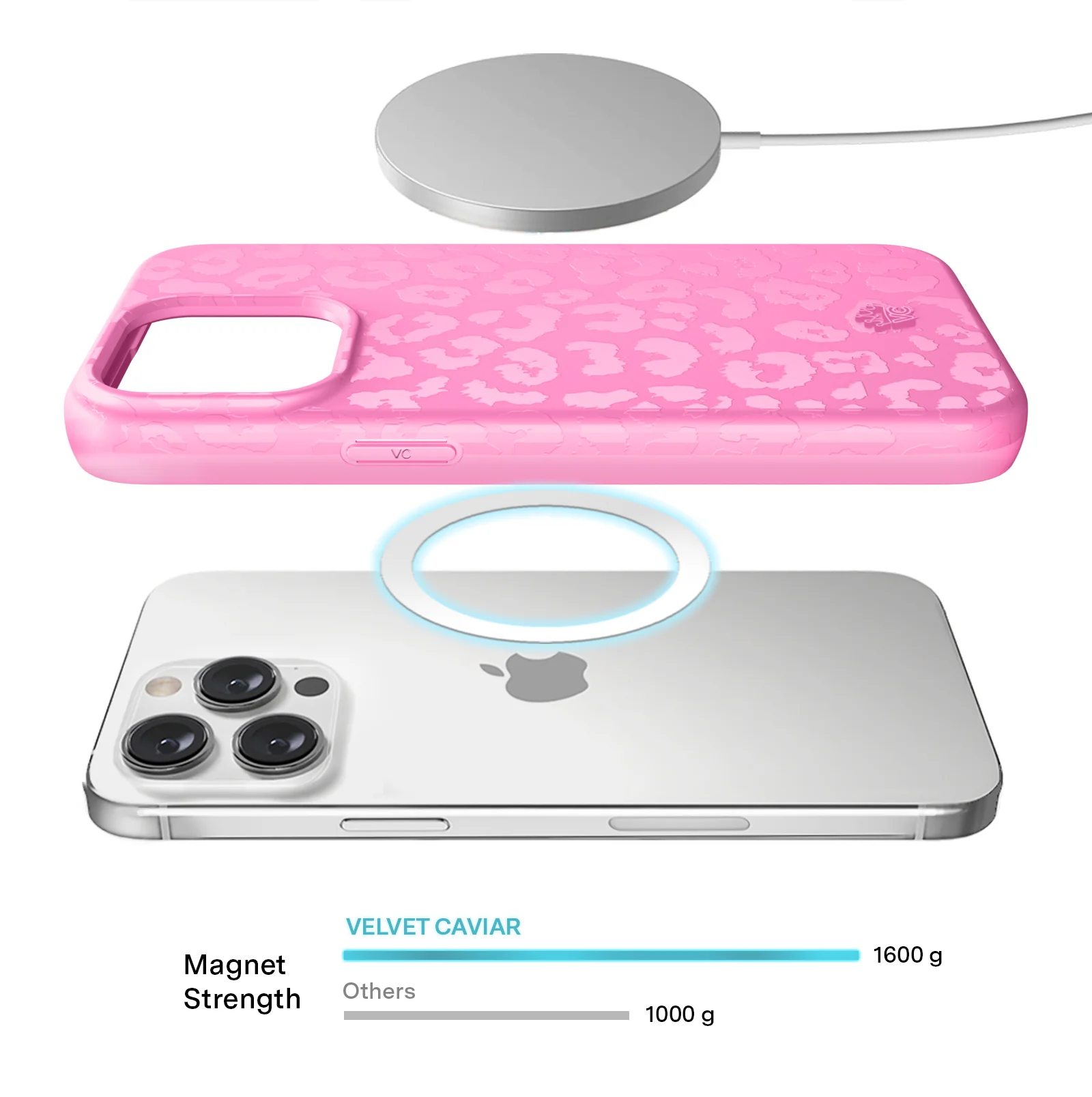 Hot Pink Leopard iPhone Case - Image 143