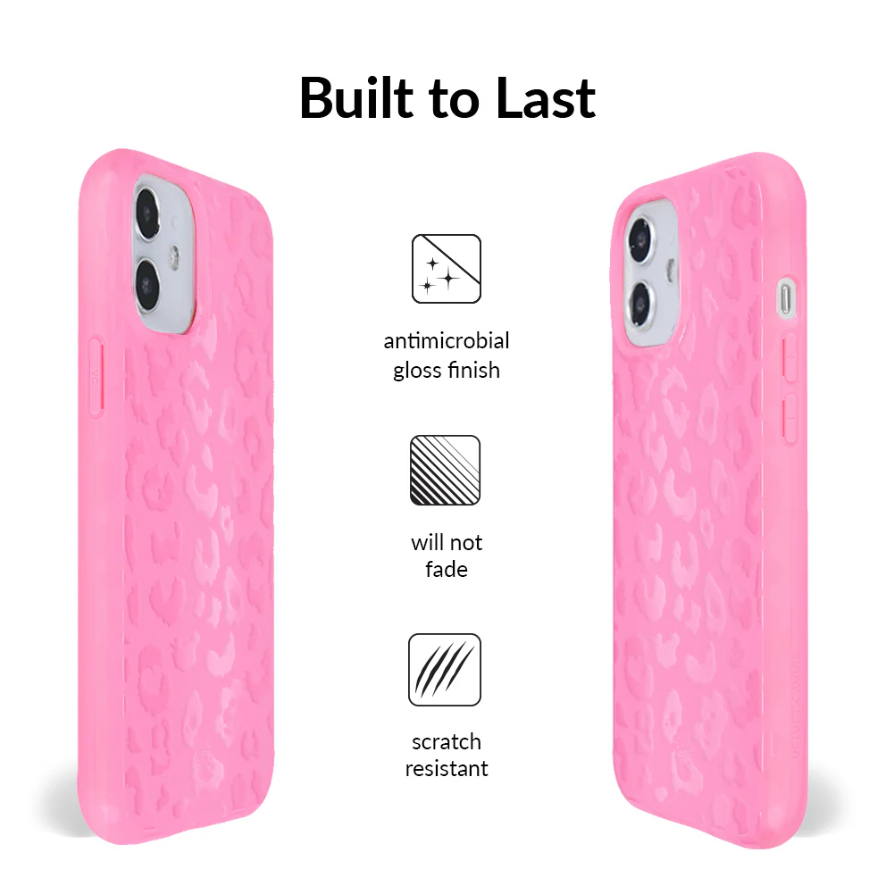 Hot Pink Leopard iPhone Case - Image 17
