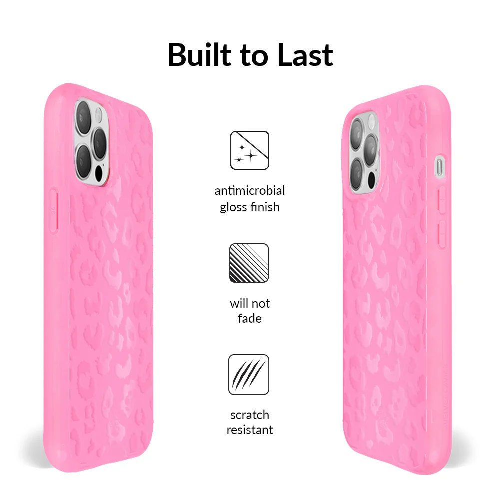 Hot Pink Leopard iPhone Case - Image 35