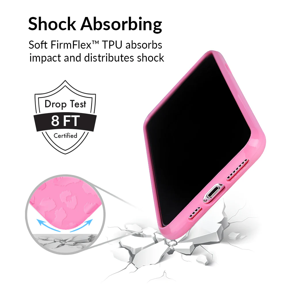 Hot Pink Leopard iPhone Case - Image 4