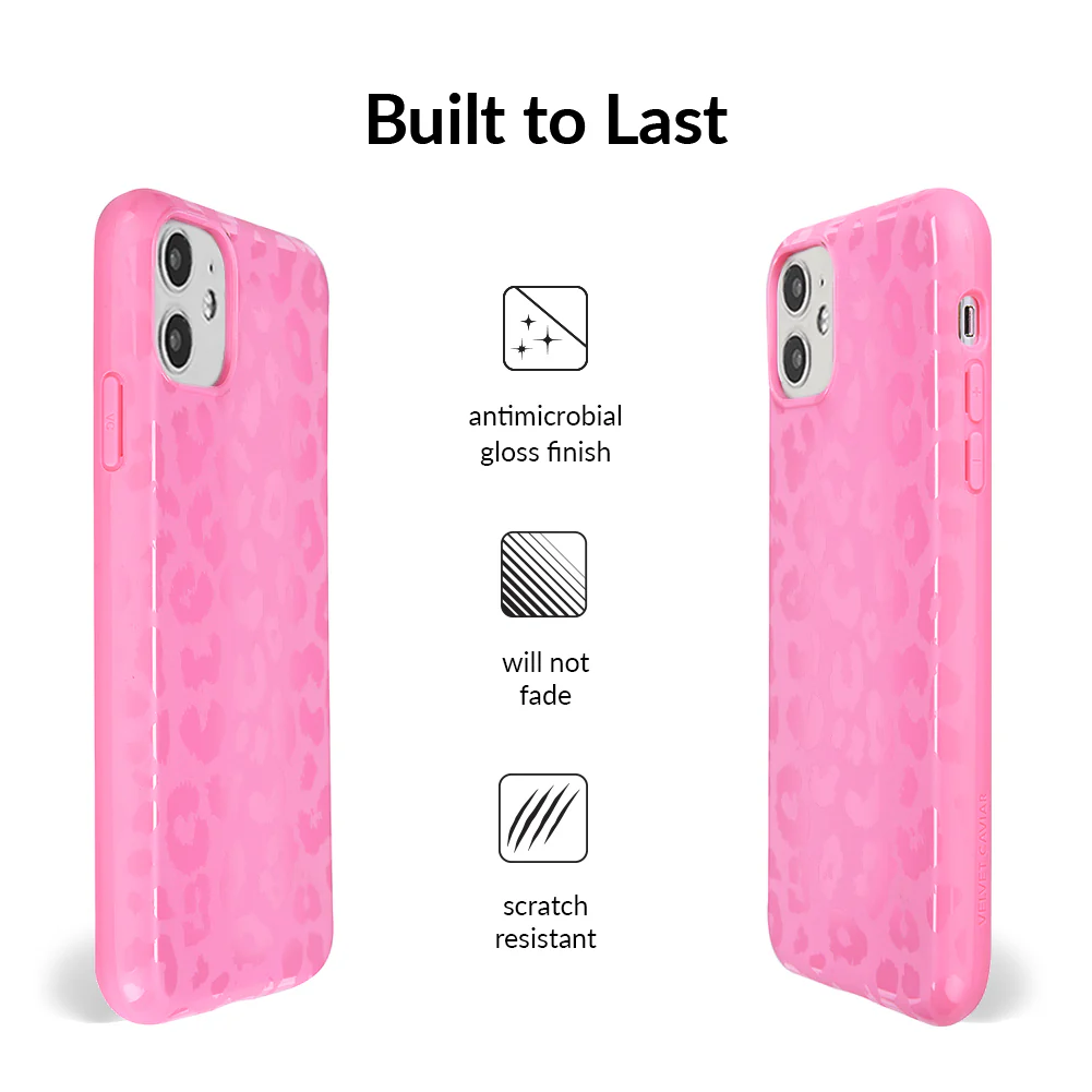 Hot Pink Leopard iPhone Case - Image 53